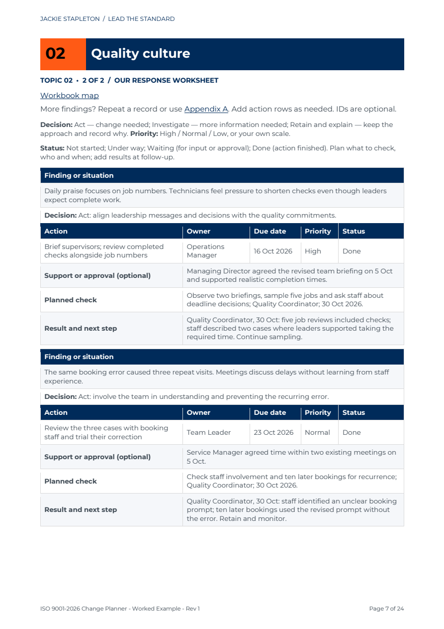 ISO 9001:2026 Transition Toolkit Bundle